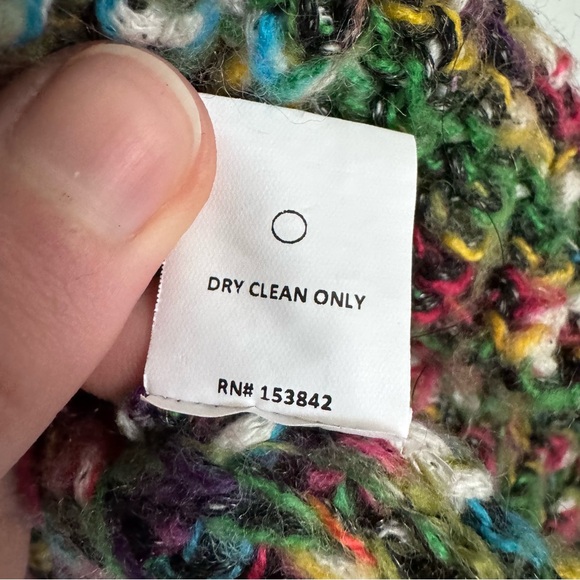 Colorful Cropped Code x Mode Angora Blend Sweater - Picture 7 of 10